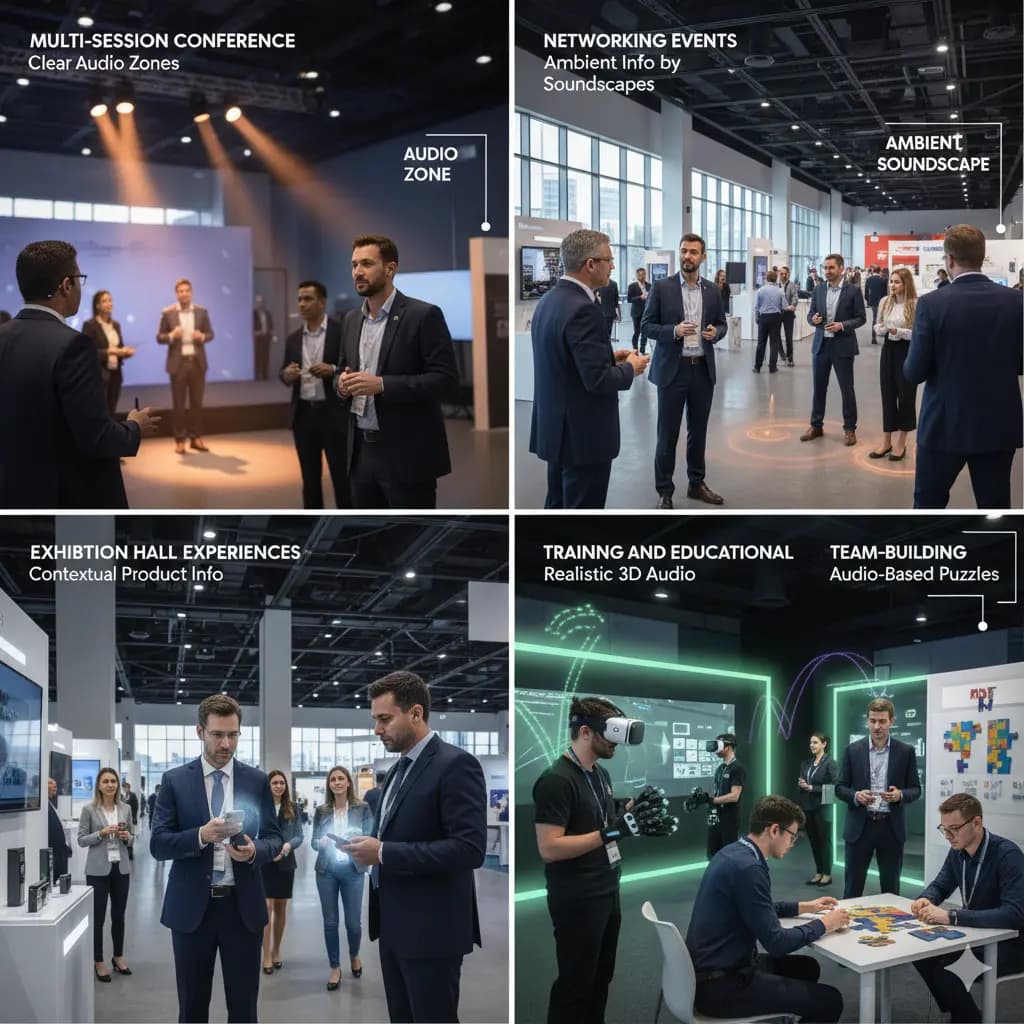 Spatial Audio Design for Conference and Convention Enhancement